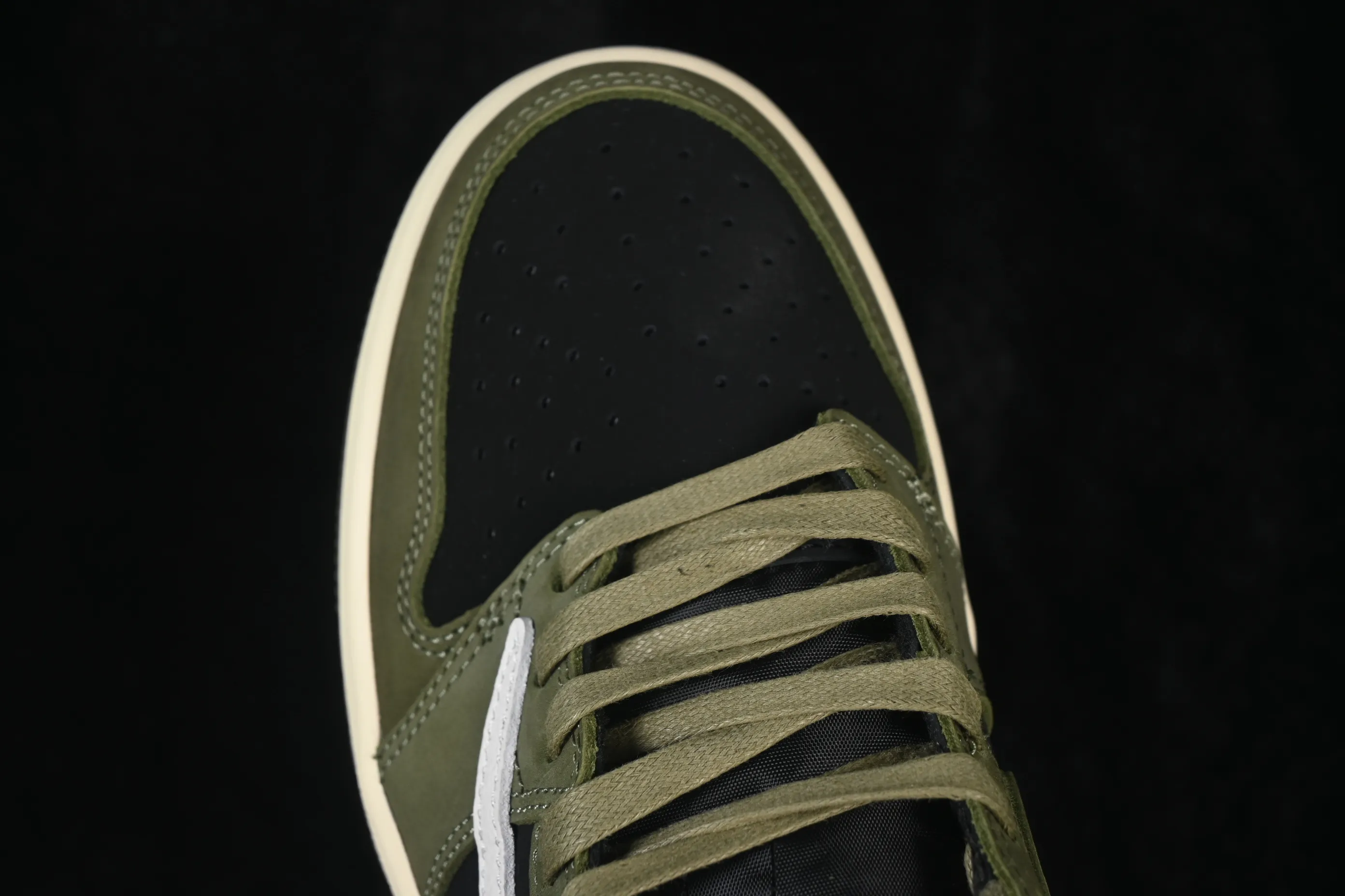 All categories Air Jordan Jordan series basketball shoes Air Jordan 1 Low ZG version Travis Scott x Air Jordan 1 Low OG AJ1 Joe 1 undercut low top full head layer DM7866-002